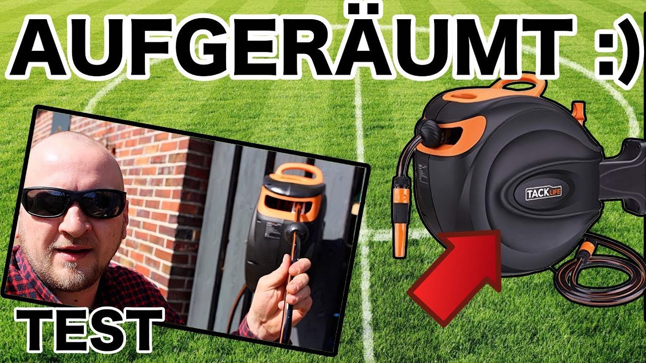SCHLAUCHTROMMEL GARTENSCHLAUCH AUFROLLEN AUTOMATISCH IM TEST