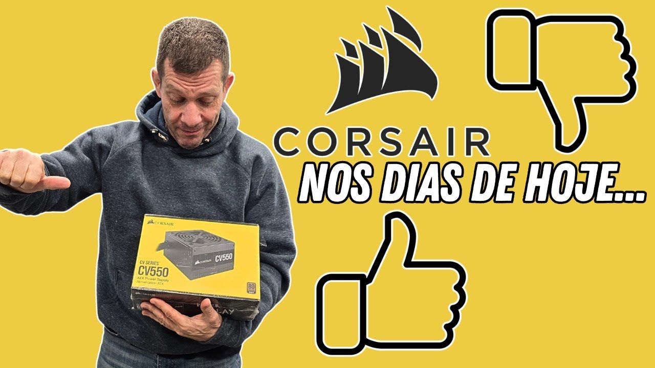 SERÁ QUE AS FONTES CORSAIR AINDA SÃO AS MELHORES?... MAIS OUTRO REVIEW...