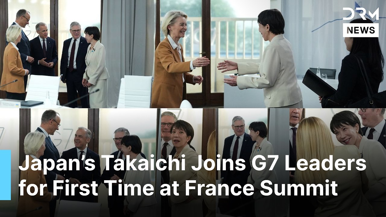 HISTORIC MOMENTS: Japan&rsquo;s Takaichi Joins G7 Leaders for First Time at High-Stakes France Summit|AC1B