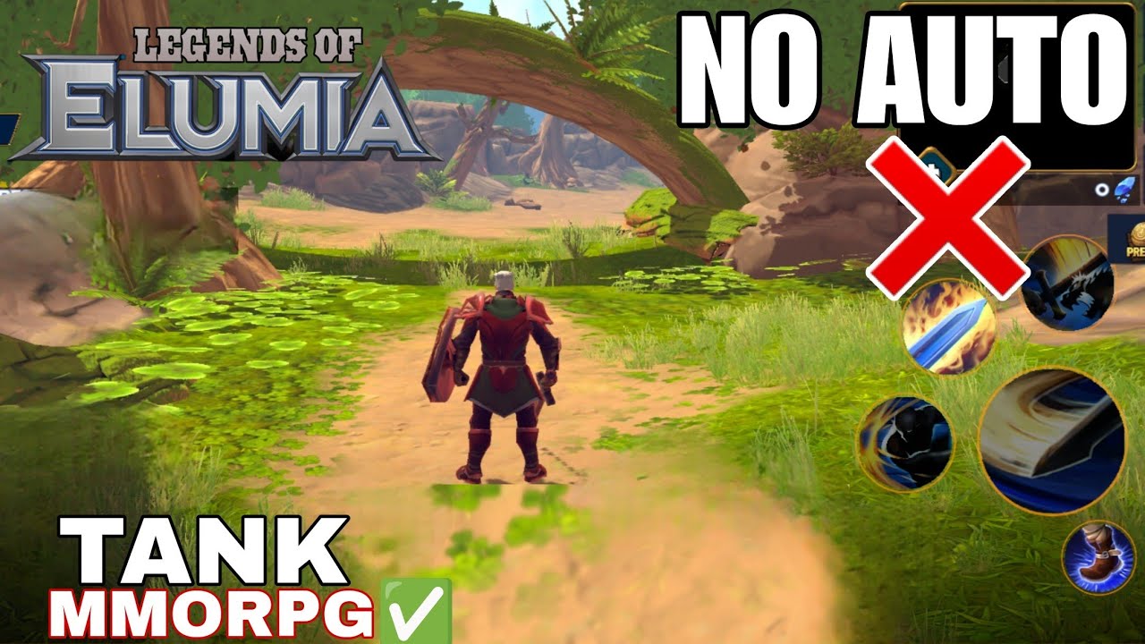 LEGENDS OF ELUMIA GAMEPLAY  ( TANK ) NO AUTO COMBAT NEW MMORPG FOR ANDROID P-2
