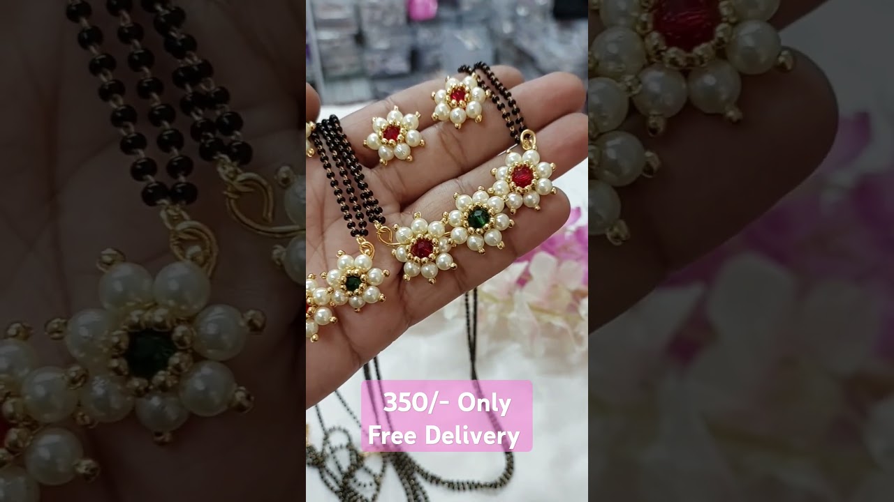 Maharashtrian Moti Mangalsutra Designs With Price Kawtuk Jewellery 7020045927 #mangalsutra #dagine