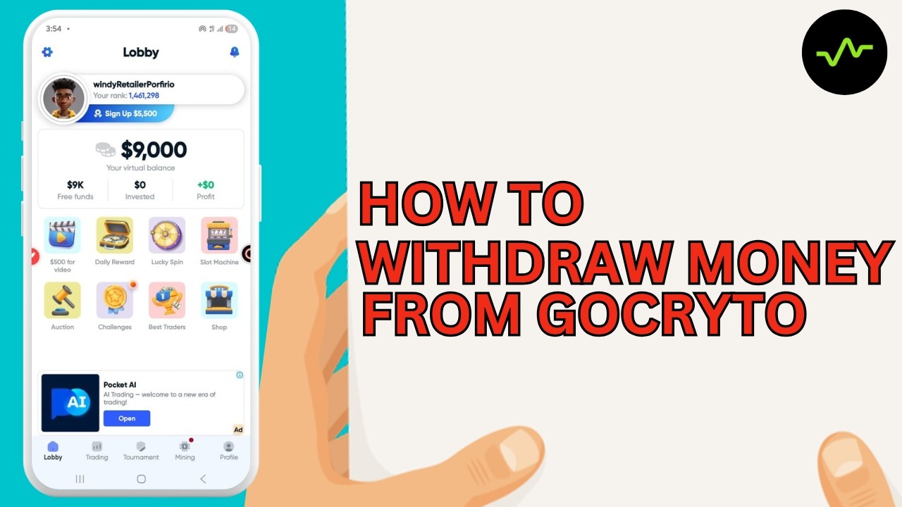 Как вывести деньги с GoCrypto