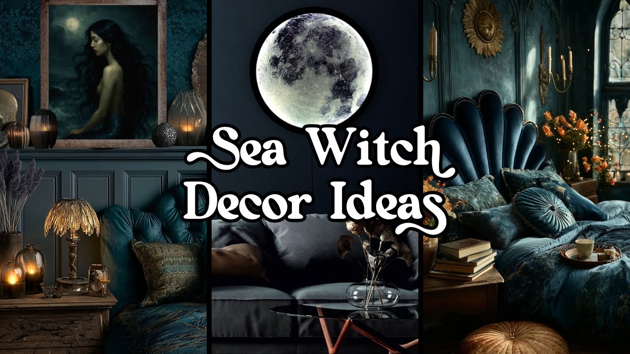 Sea Witch Aesthetic Decor: How to Create a Dark Siren + Mermaidcore Oasis in Your Apartment 🌊🧜&zwj;♀️