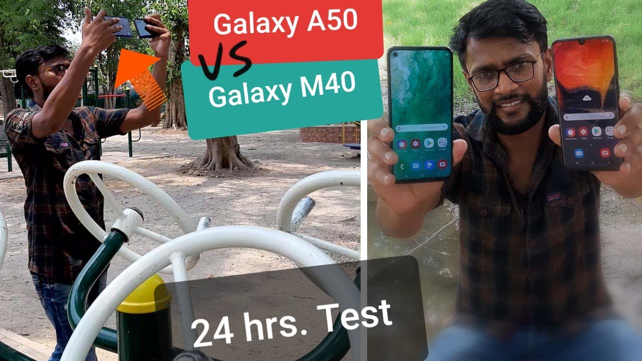 Samsung Galaxy A50 vs Galaxy M40 Real Test | PUBG, Battery, Heating etc.