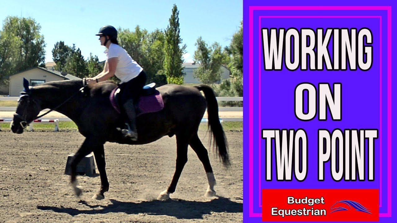 Practicing Two Point Position In The Saddle