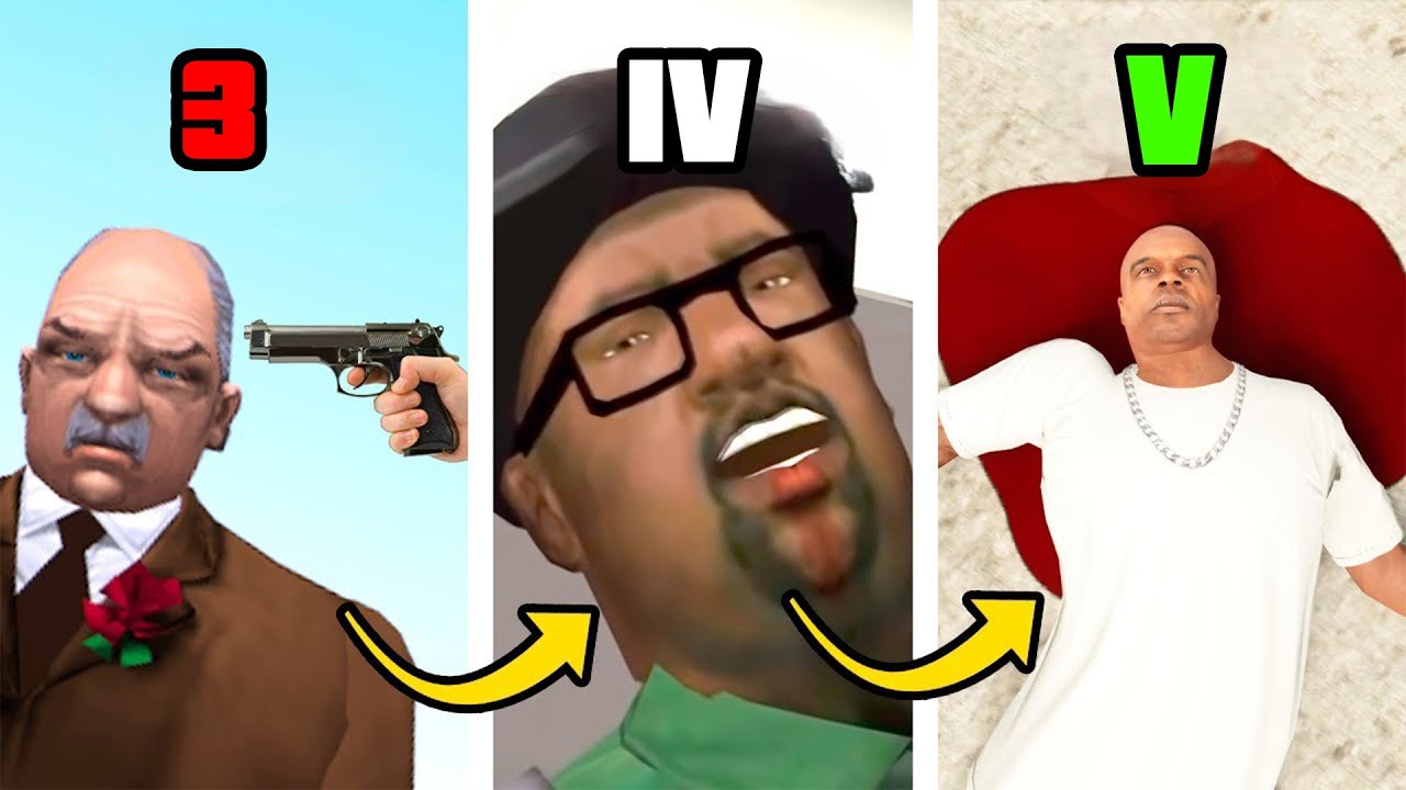 ANTAGONIST DEATH 2 In GTA Games (Evolution)
