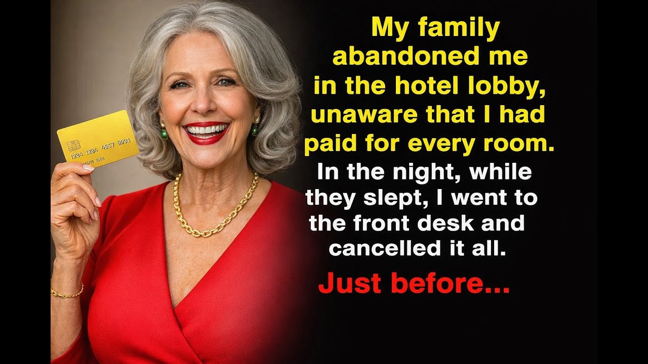 They ditched me at the hotel, unaware I’d paid for it all. That night, I made my move…