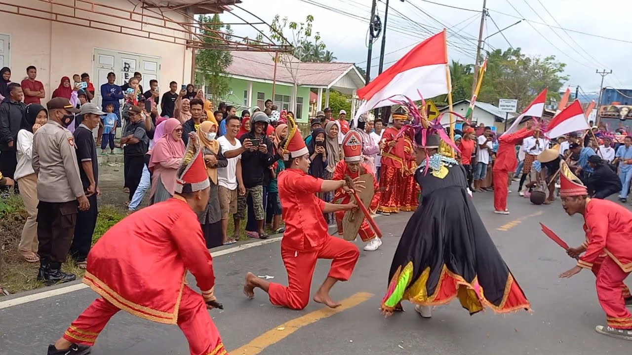 Karnaval HUT RI 17 Agustus, yang ke 77 tahun. Meriah dan Lucu di Kecamatan Nuhon, Banggai