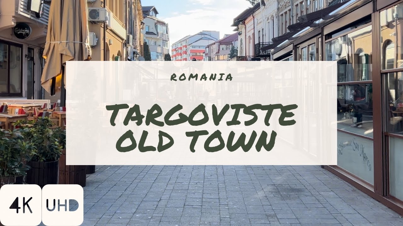 WalkIn TARGOVISTE OLD TOWN | ROMANIA | 4K HDR Walking Tour