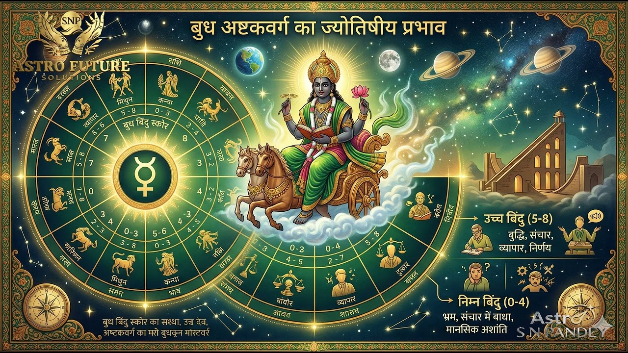 बुध अष्टकवर्ग का ज्योतिषीय प्रभाव