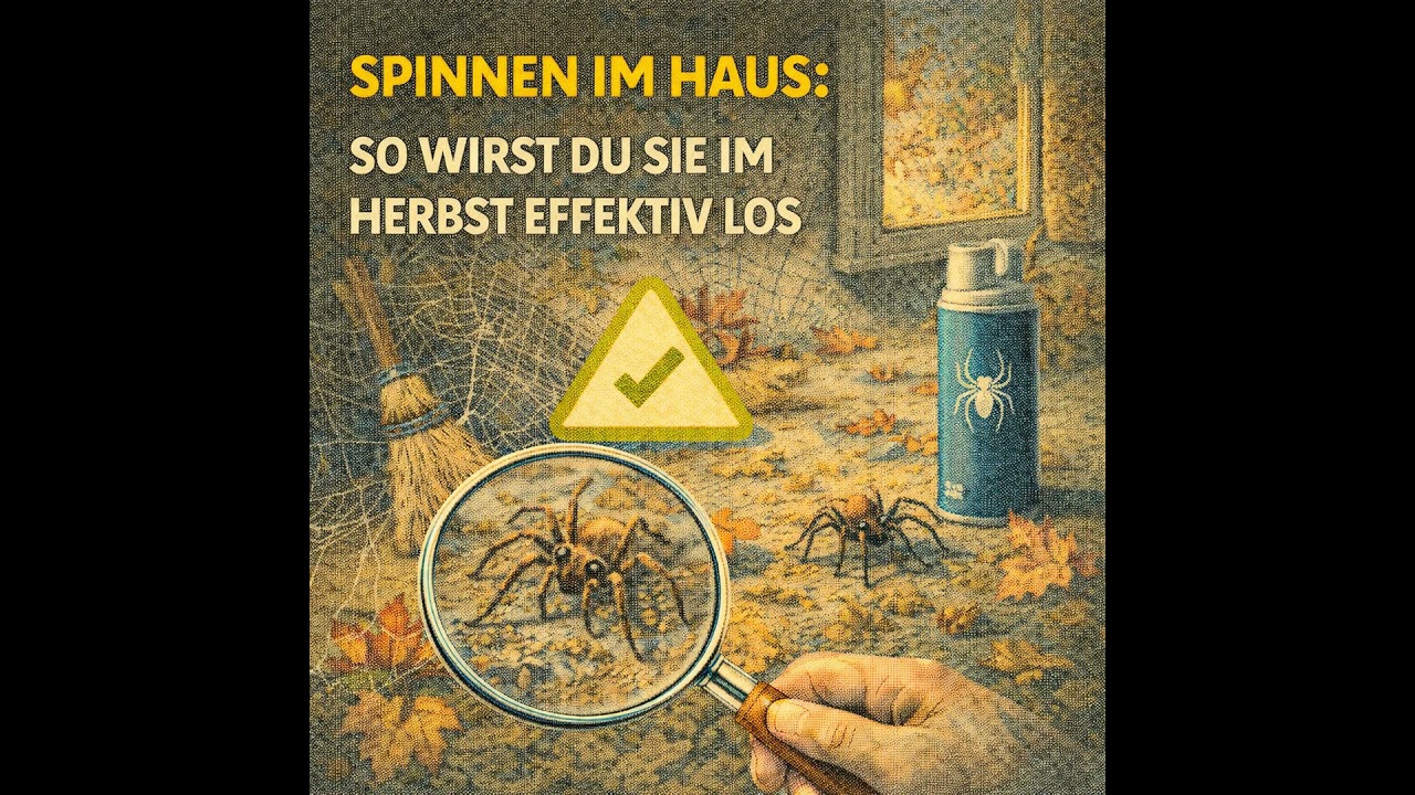 Spinnen-Invasion im Herbst? 🕷️ So wirst du sie nachhaltig los – vom Hausmittel bis zum Kammerjäger