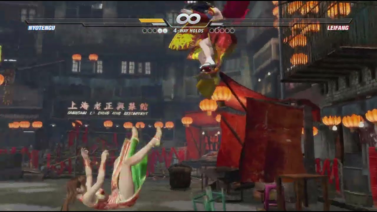 DEAD OR ALIVE 6 Nyotengu vs Lei Fang