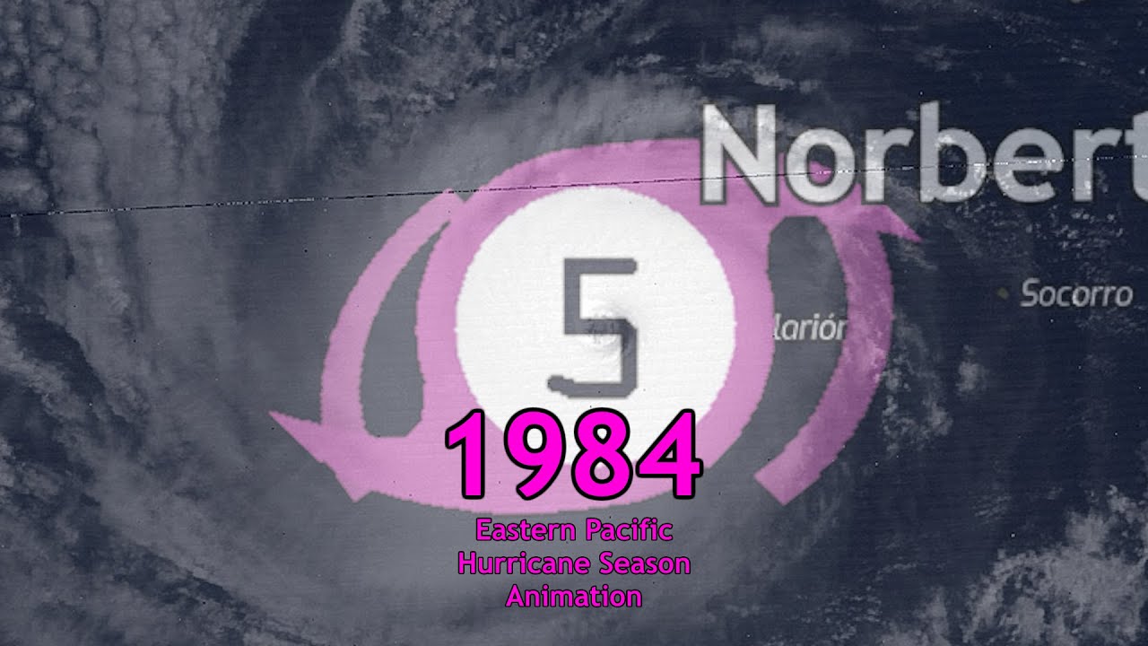 1984 Pacific Hurricane Season Animation