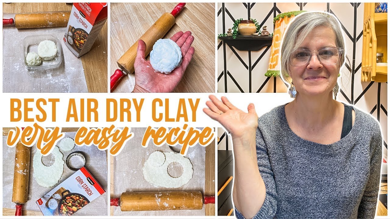 BEST DIY AIR DRY CLAY RECIPE  / VERY EASY