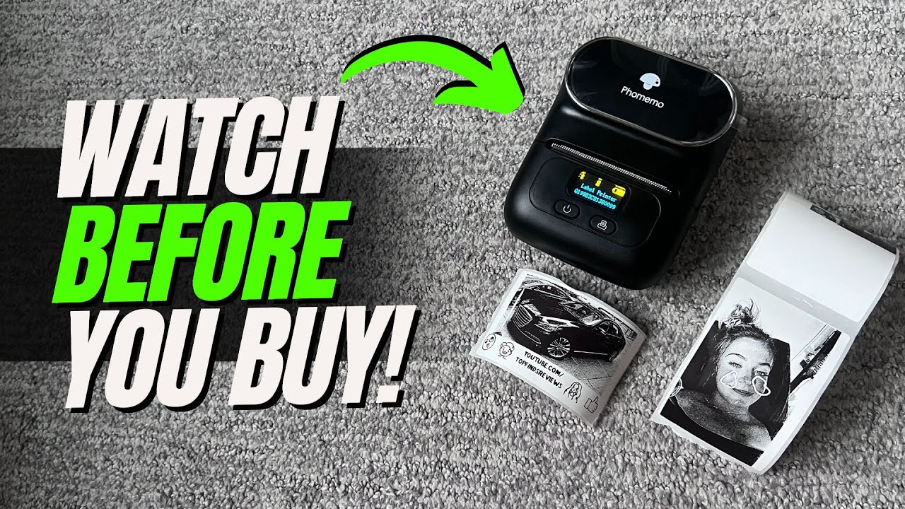 FULL Test & Review of Phomemo Label Printer! NO INK! - Thermal Printer
