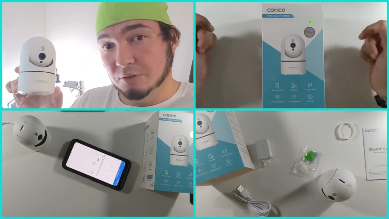 Conico PTZ Wireless IP Camera Setup And Unboxing!