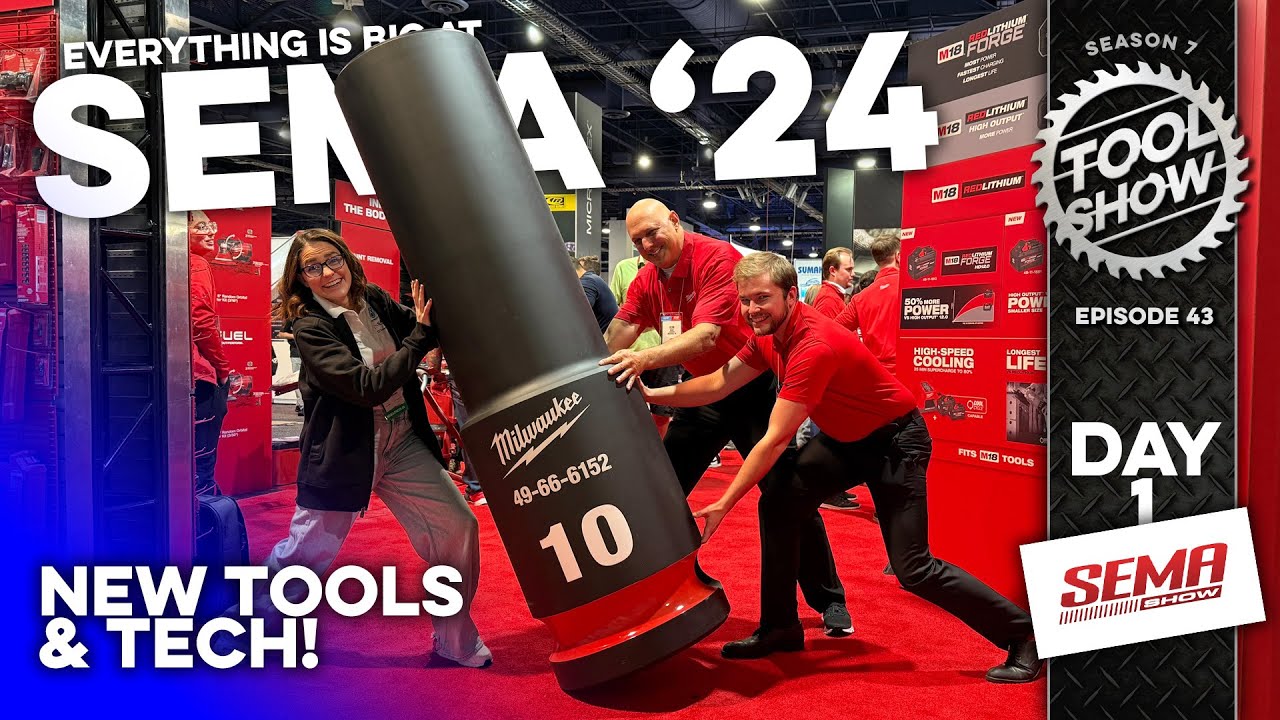 NEW Power Tools from Milwaukee, GearWrench, Harbor Freight, and more at SEMA 2024! Day 1