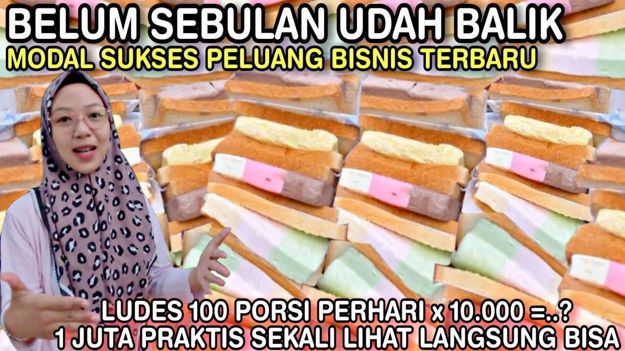 BISNIS YANG CEPAT BALIK MODAL || 100 PORSI LUDES PERHARI SUKSES Raup 1 JUTA IDE BISNIS KEKINIAN 2024