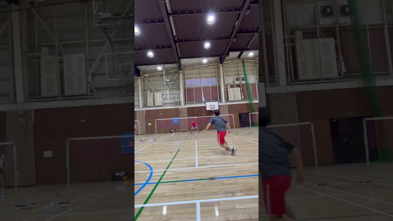 【シングルス】ハイバック #badminton #nybc #badmintonplayer