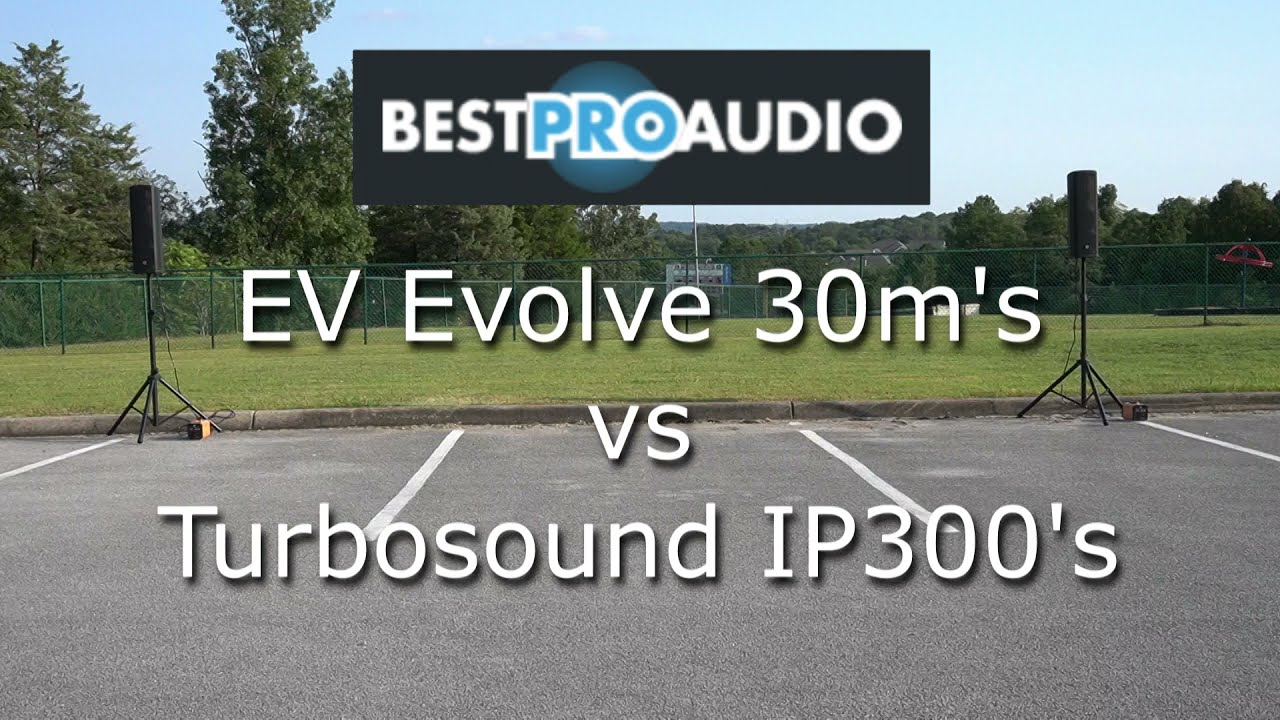 Electrovoice EV Evolve 30m vs Turbosound IP300 - Outdoor Test - Surprising Results!!