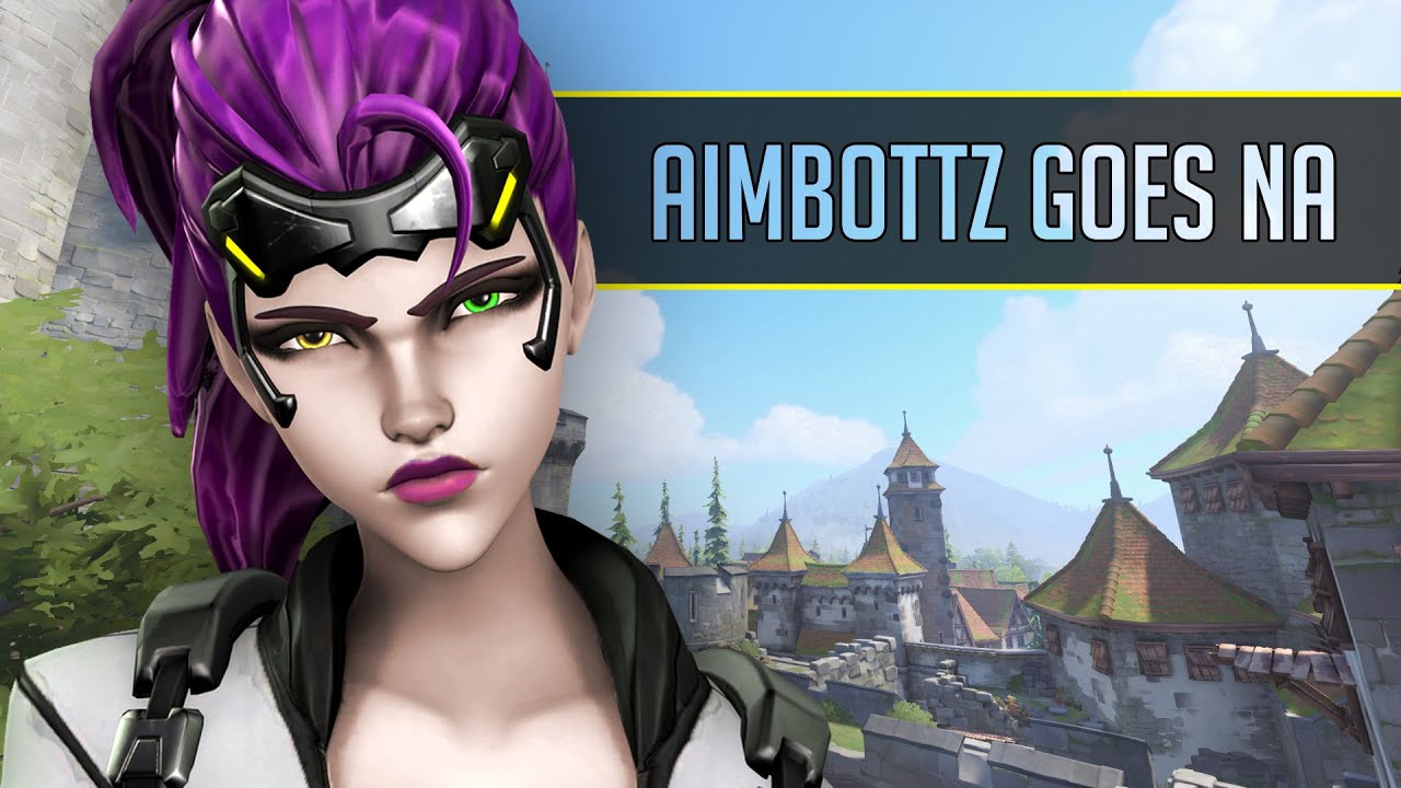 AIMBOTTZ GOES NA - Overwatch Widowmaker Gameplay