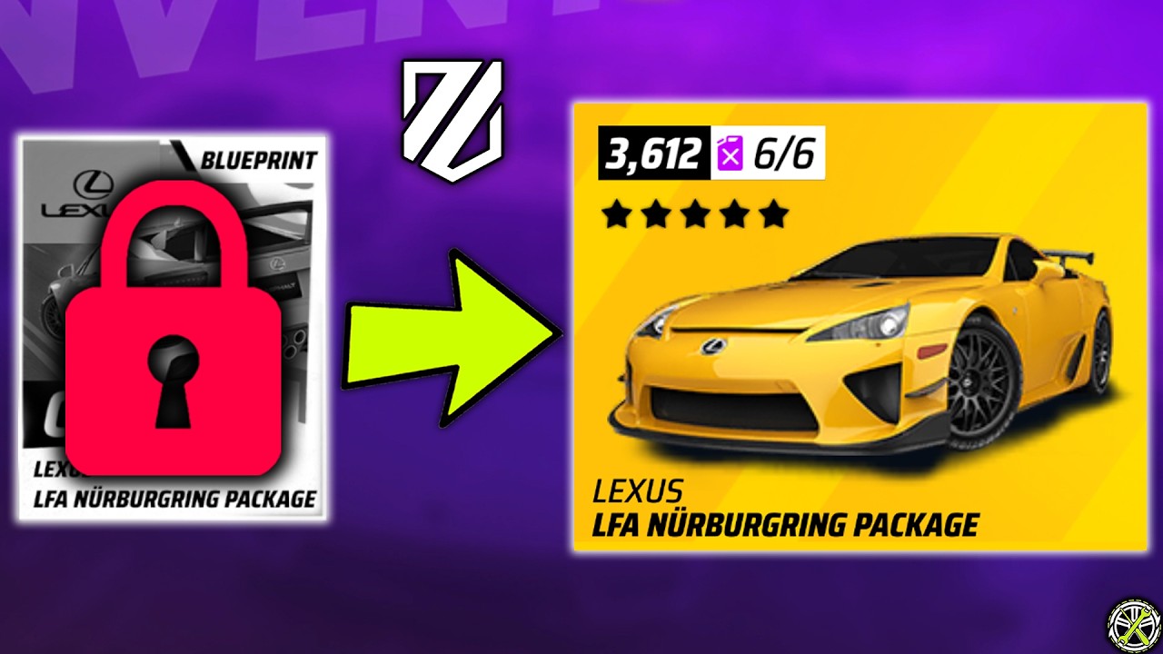 From SCRATCH to GOLD Lexus LFA Nurburgring Package: Asphalt Legends RTG #857
