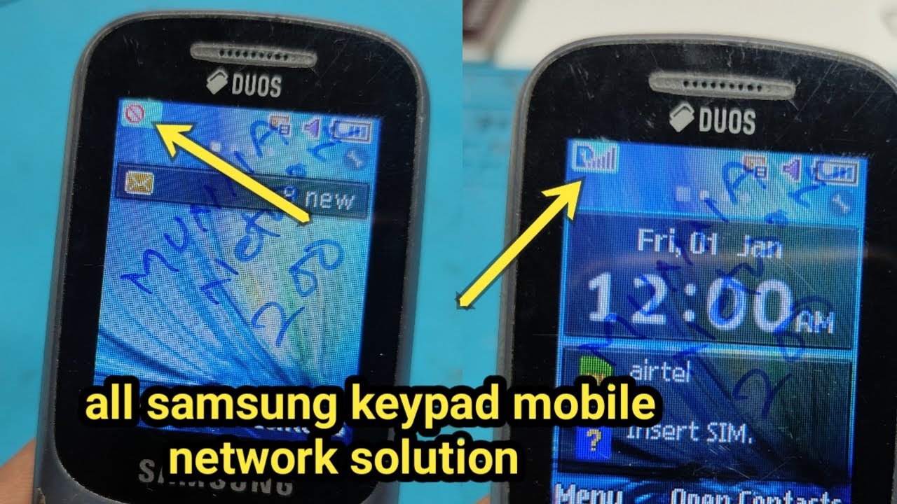 samsung b313 network problem solution||samsung keypad phone network problem