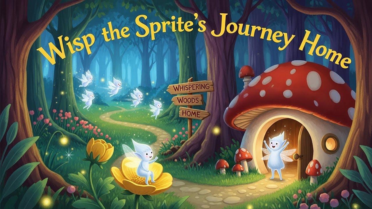Lost But Found! Wisp's Brave Journey & New Friends | A Calming Kids Story