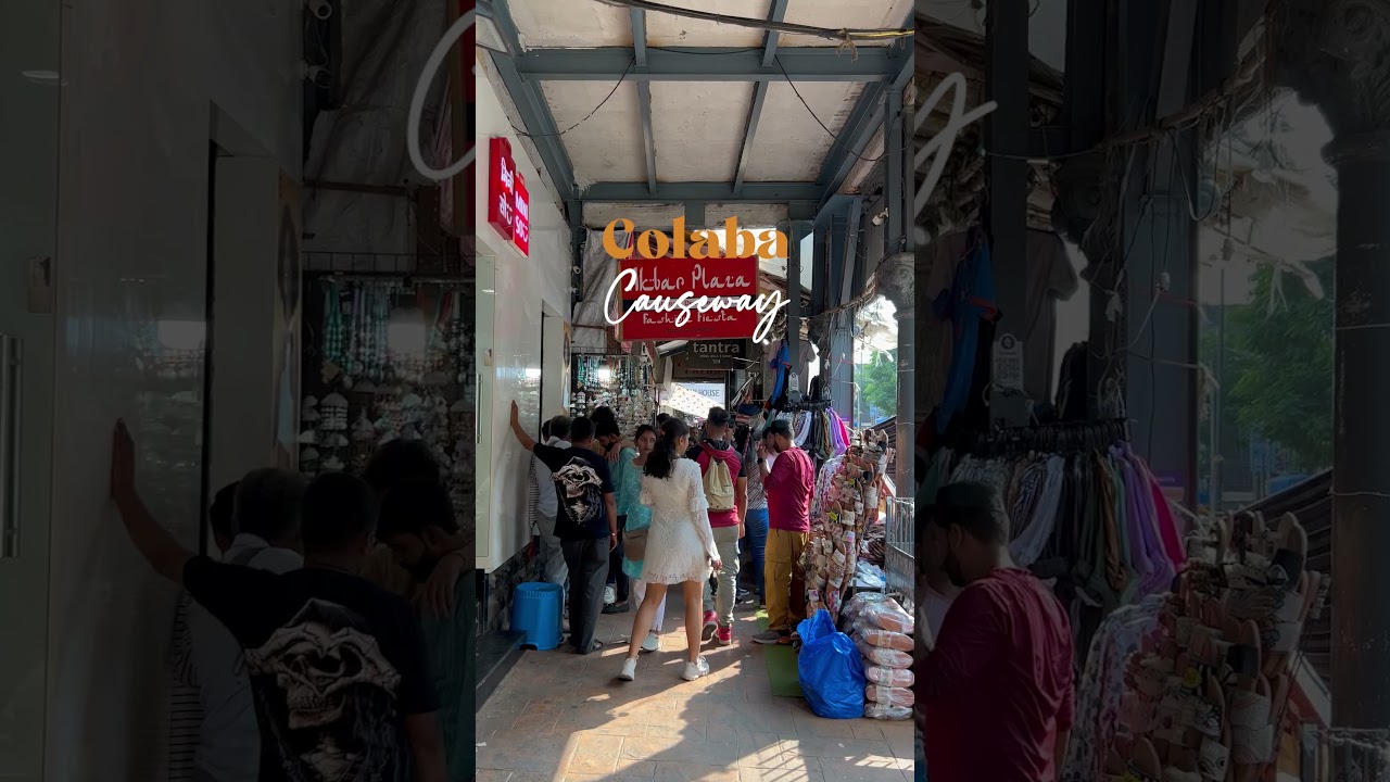 Colaba Causeway: A Glimpse of Mumbai's Street Market. #colaba #colabacauseway #mumbaistreetshopping