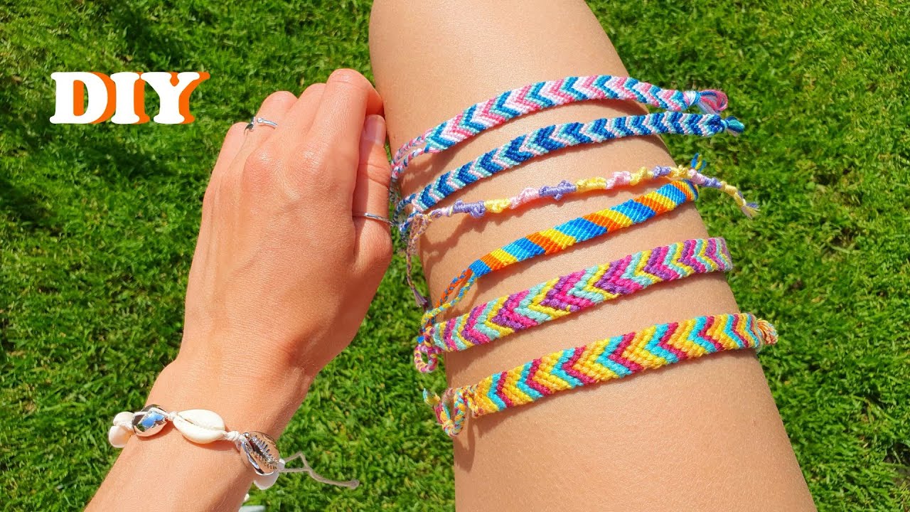 Jak zrobić bransoletki z muliny? DIY 💛