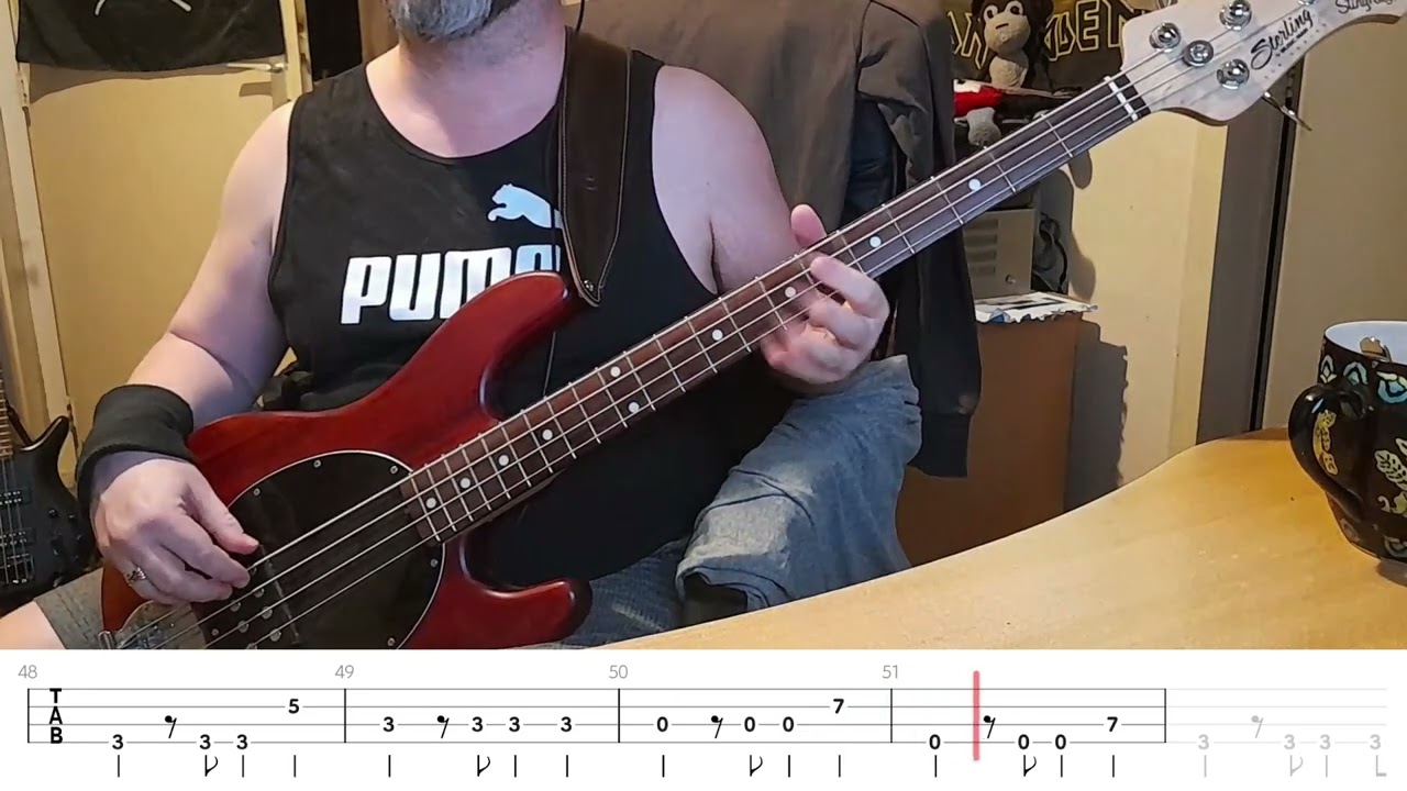 Ghost - Mary On A Cross (Bass Cover w/ Bass Tabs)