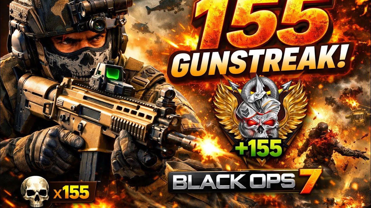 155 GUNSTREAK with MXR 17… This Class is BROKEN! 🔥 Black Ops 7