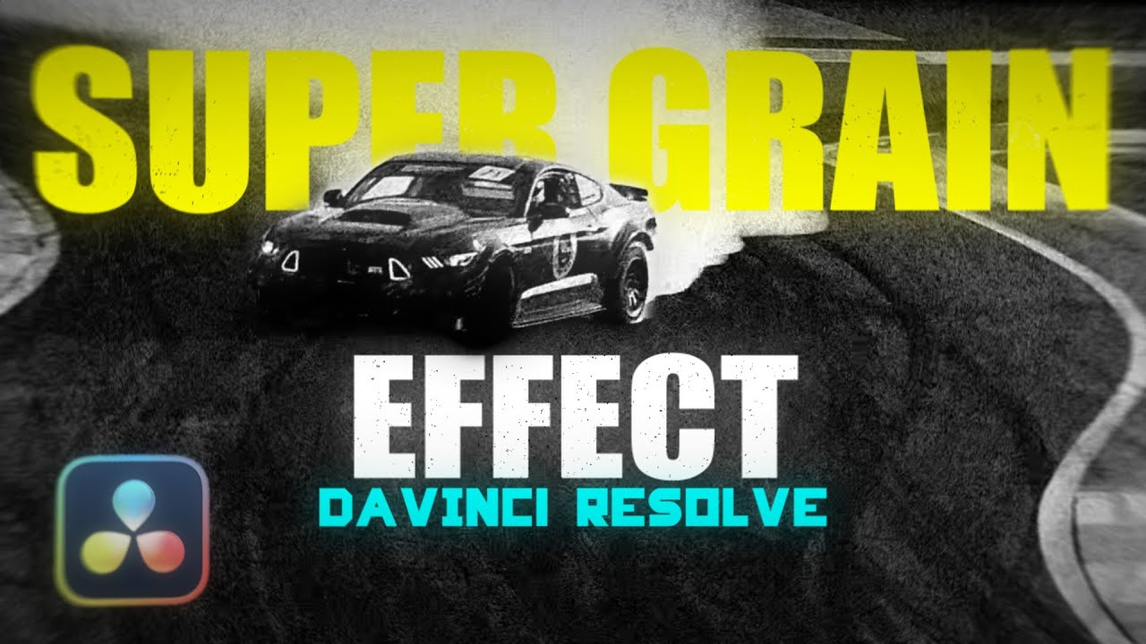 Easiest Way to Create SUPER GRAINY Black and White Effect in Davinci Resolve
