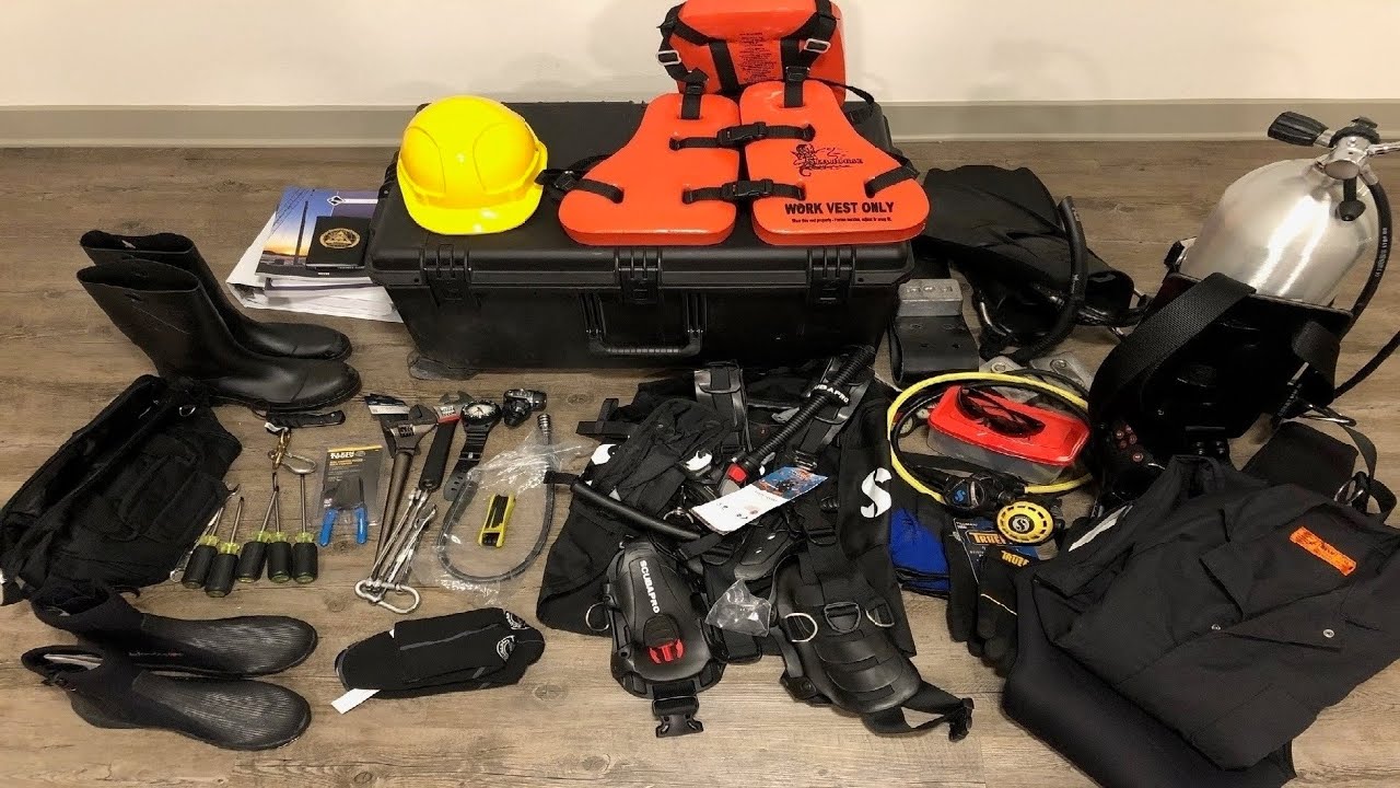 Complete Gear Issue for Commercial Diving School