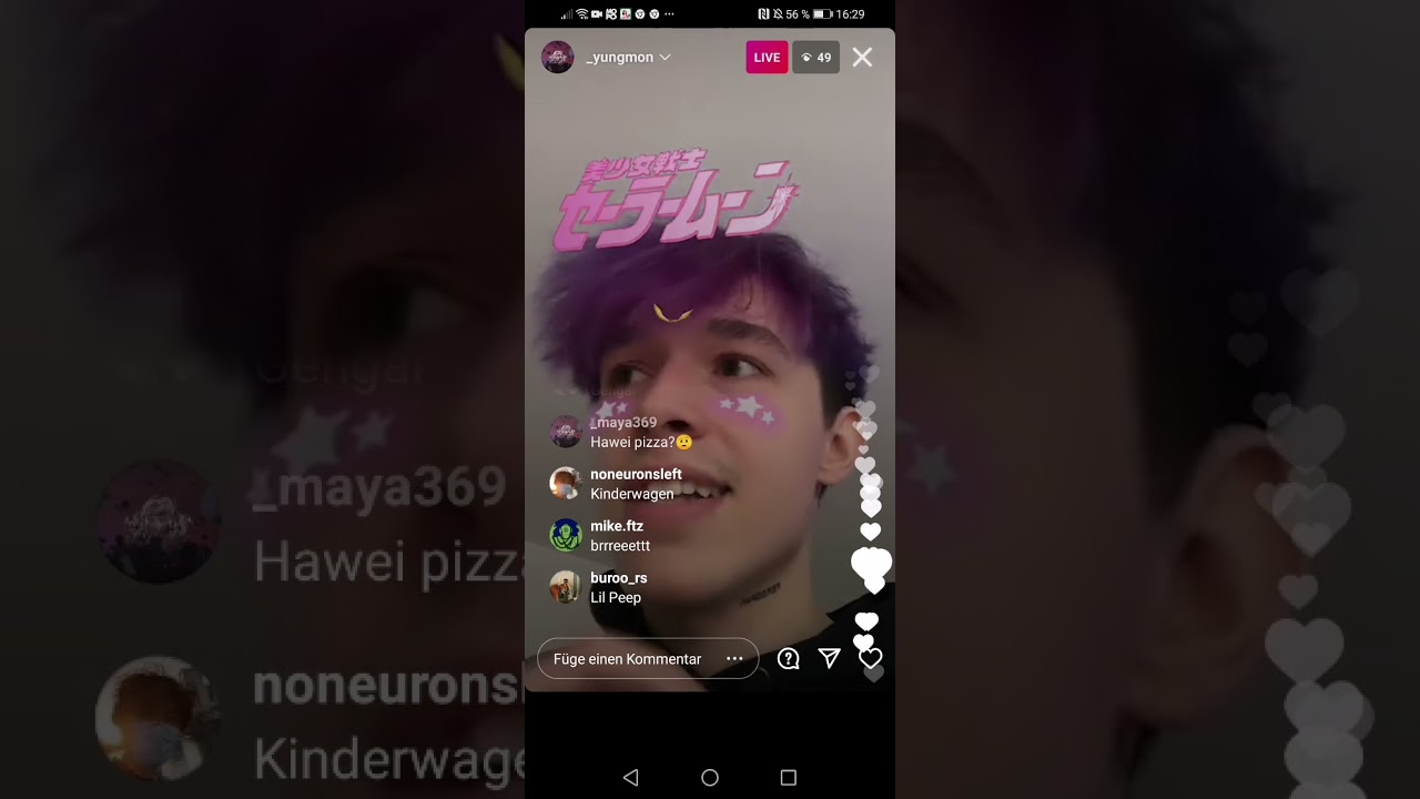 Yungmon länger insta live freestyle bzw mehrere