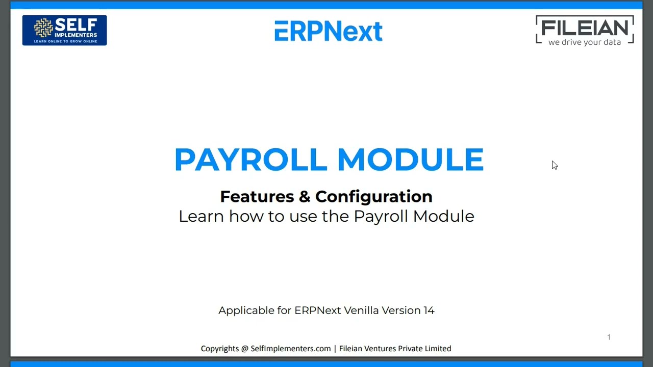 15.2 How to Set Up or Implement ERPNext Payroll Module | Implement at $1199 Only