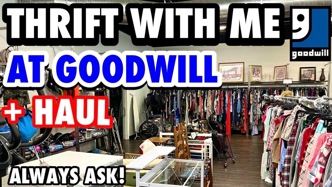 Always ask! Goodwill Thrift With Me YouTube and Haul * Relaxing HOME DECOR THRIFT SHOPPING *