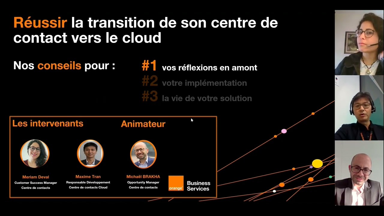 Webinaire -  R&eacute;ussir la transition de son centre de contact vers le cloud