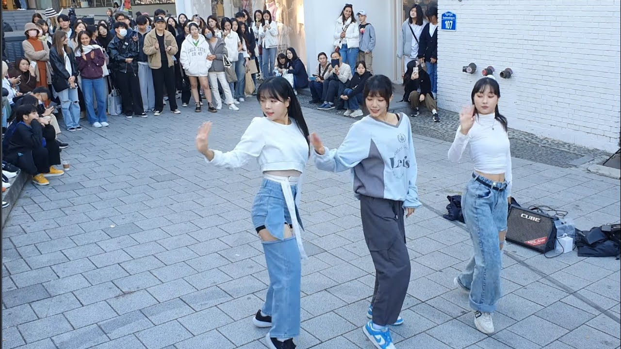 [STREET ARTIST] ONESHOT CREW. WITH GUEST. FIRST-TIME HONGDAE BUSKING. 231021.