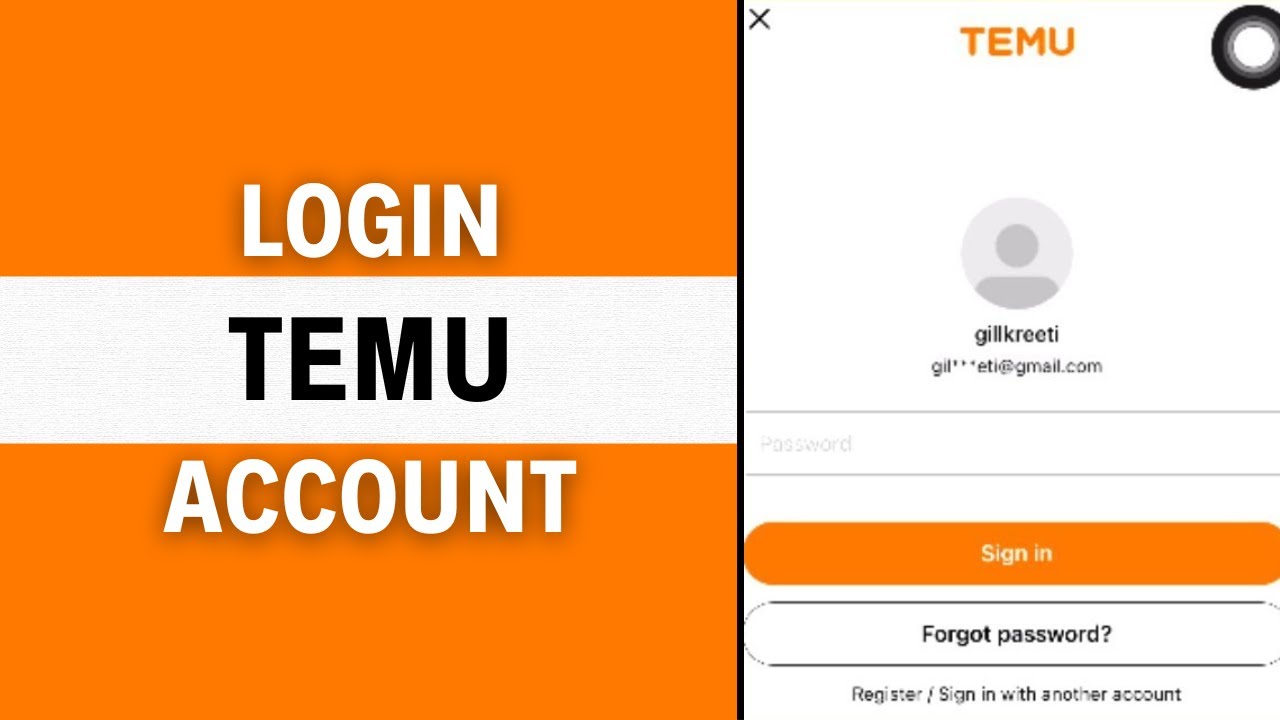 How to Login Temu Account | Temu Online Shopping App Sign In