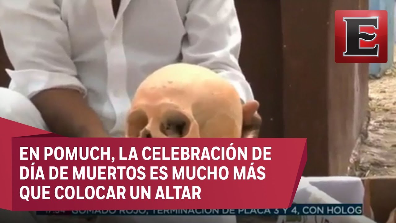 Exhuman restos para conmemorar el Día de Muertos