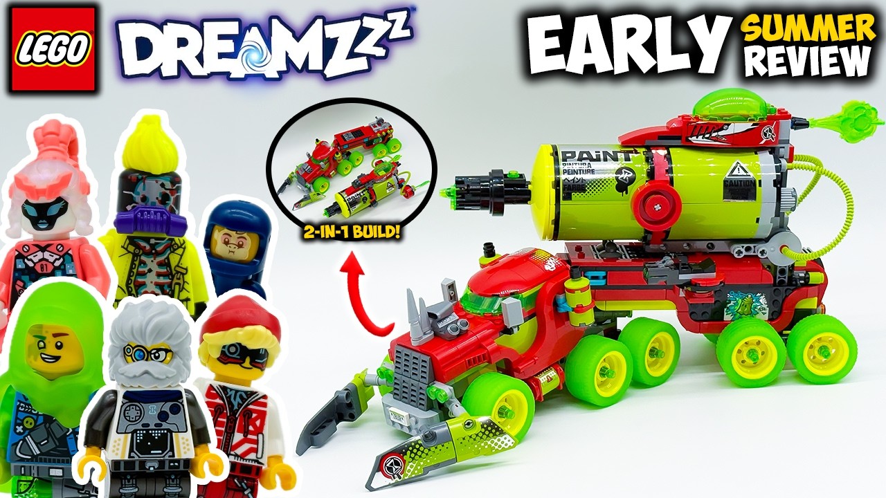 Mateo's Spray Paint Truck EARLY Summer 2025 Review (BOTH BUILDS) | LEGO Dreamzzz Set 71499