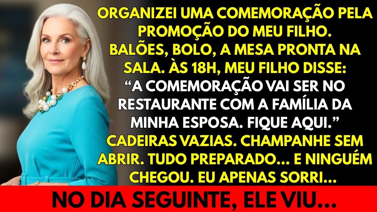 Meu filho me deixou como um estorvo_ ‘Fica aí’. Ele foi embora com os sogros… e no dia seguinte…