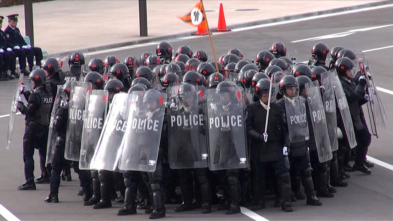 平成28年 長野県警察年頭出動訓練 部隊訓練・部隊行進 - 2016.1.6