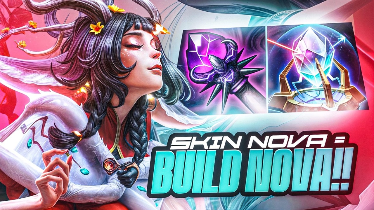 JOGUEI COM A NOVA SKIN E UMA NOVA BUILD DA LILLIA!! - LoL Wild Rift