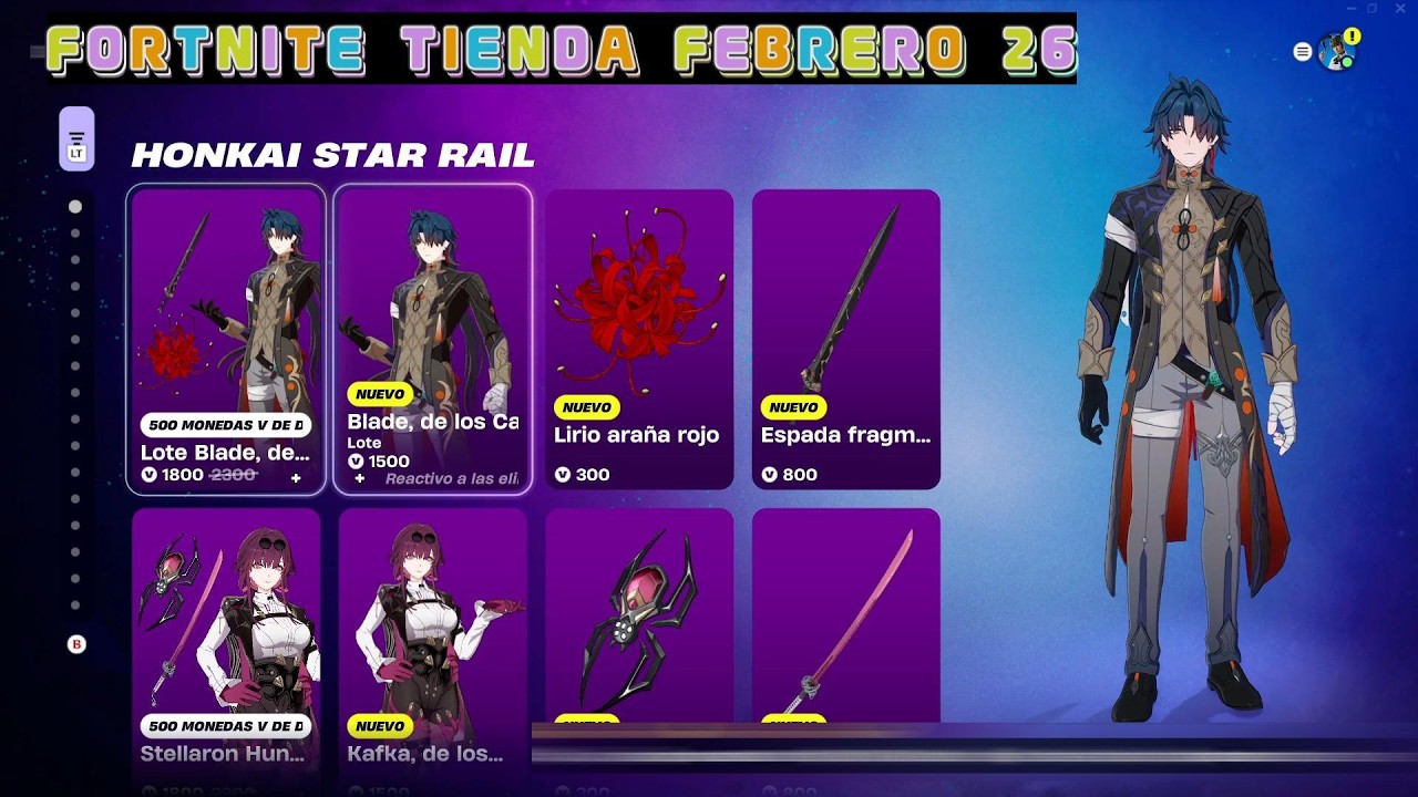 HOY EN LA TIENDA DE FORTNITE ACTUALIZADA FEBRERO 26 #fortnite#exploralatienda#fortniteclips#fornite