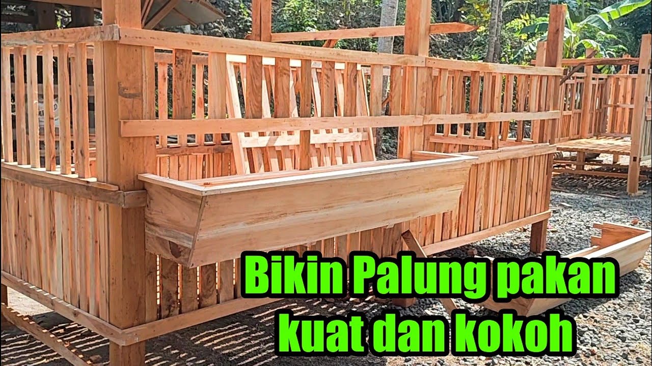 cara bikin tempat pakan kuat dan kokoh