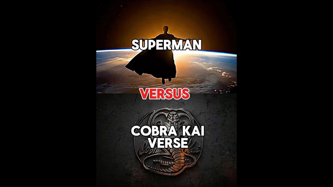 Superman versus Cobra Kai verse #edit#viral#like#versusbattle#marvel#dc#fyp#karate#superman#share