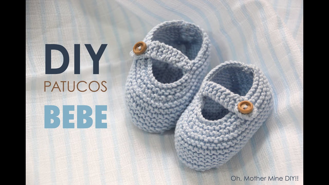 DIY TEJER: Patucos zapatitos de bebe (patrones gratis)