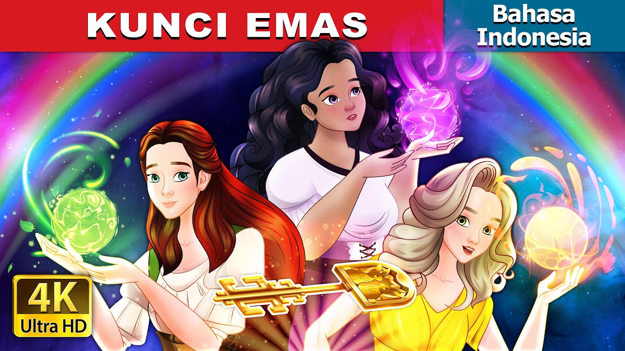 KUNCI EMAS | The Golden Key in Indonesian | @IndonesianFairyTales